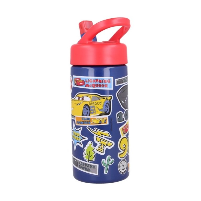STOR PLAYGROUND SIPPER BOTTLE 420 ML CARS STICKERS