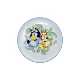 NON SLIP BICOLOR PREMIUM PLATE BLUEY