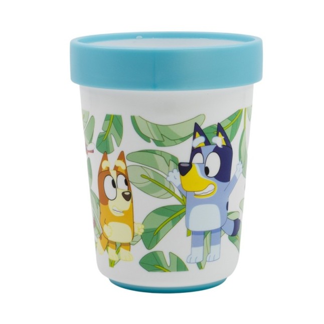 NON SLIP BICOLOR PREMIUM TUMBLER 260 ML BLUEY