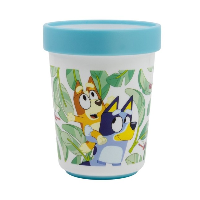 NON SLIP BICOLOR PREMIUM TUMBLER 260 ML BLUEY