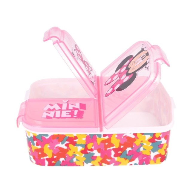 MULTI COMPARTMENT SANDWICH BOX MINNIE SO EDGY BOWS
