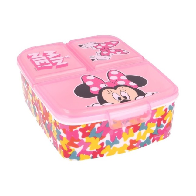MULTI COMPARTMENT SANDWICH BOX MINNIE SO EDGY BOWS
