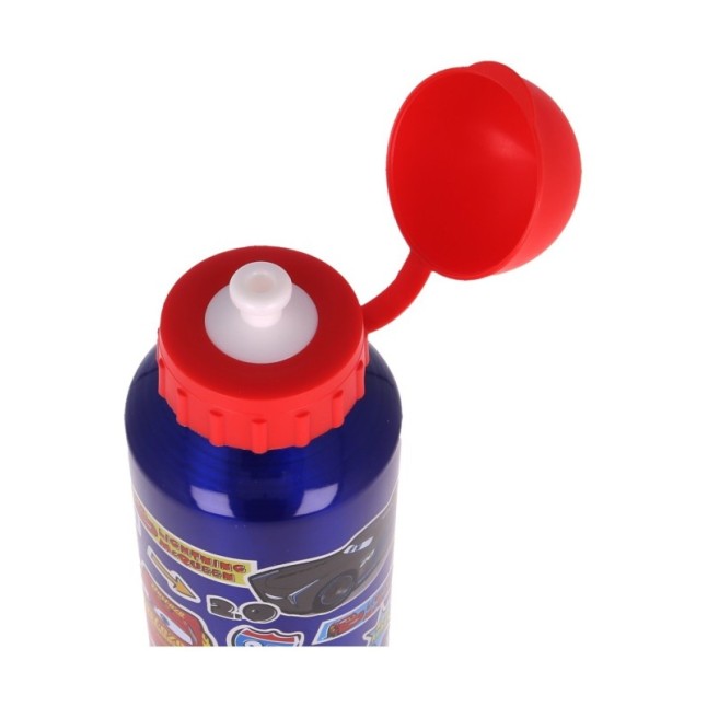 ALUMINIUM BOTTLE 400 ML CARS STICKERS