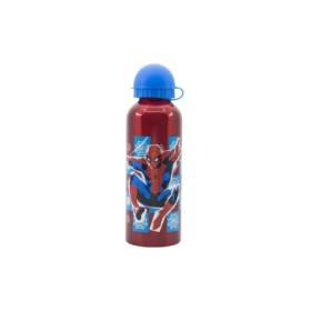 HIGH ALUMINIUM BOTTLE 530 ML SPIDERMAN ARACHNID GRID