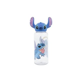 3D ECOZEN FIGURINE BOTTLE 560 ML STITCH FLOWERS AS