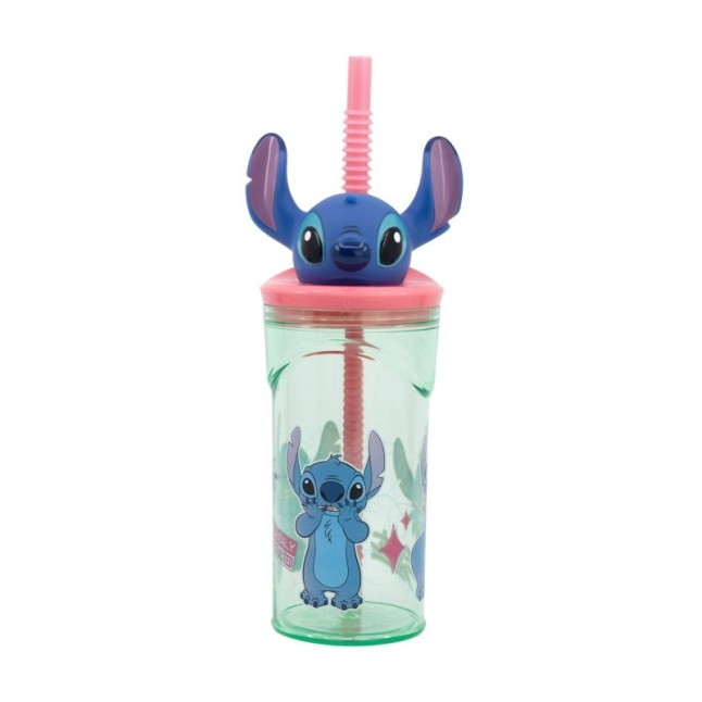 3D FIGURINE TUMBLER 360 ML STITCH FLOWERS AS