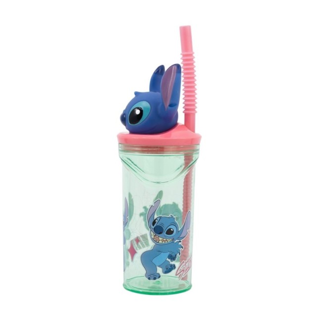 3D FIGURINE TUMBLER 360 ML STITCH FLOWERS AS