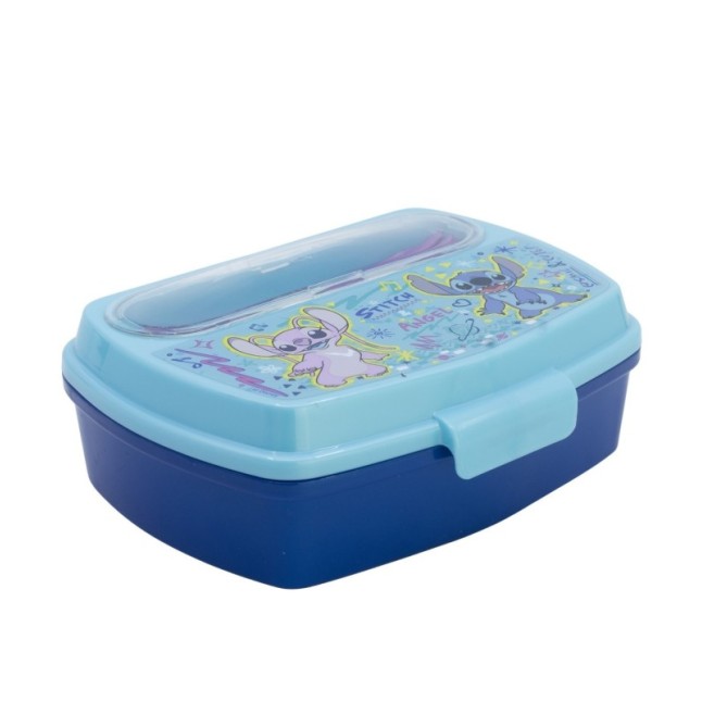 FUNNY SANDWICH BOX WITH CUTLERY STITCH DRAWING