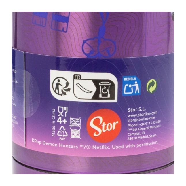 GLAM INSULATED STAINLESS STEEL BOTTLE 665 ML KPOP DEMON HUNTERS