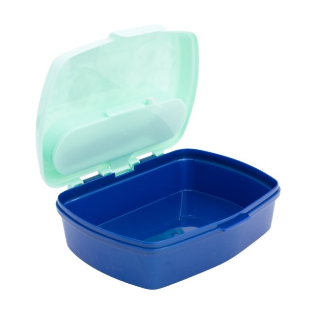 FUNNY SANDWICH BOX WITH CUTLERY FROZEN SNOWY TALE