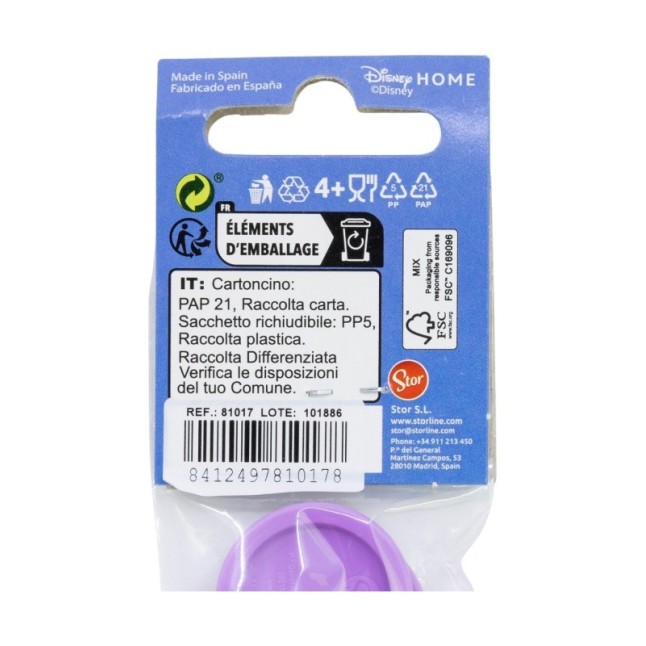 2 PCS PP CUTLERY (SPOON AND FORK) SET IN POLYBAG FROZEN AUTUM LEAVES