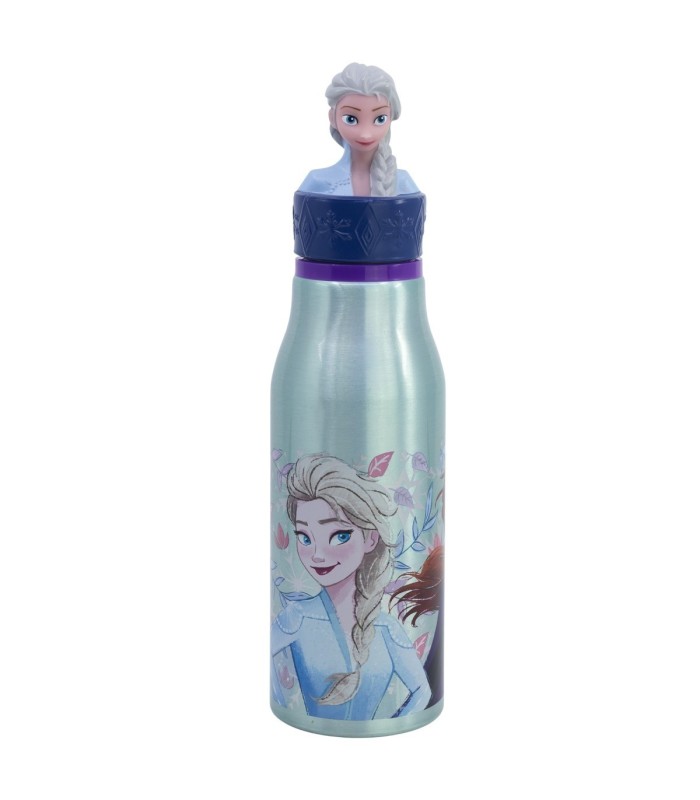 3D FIGURINE ALUMINIUM BOTTLE 690 ML FROZEN SNOWY TALE