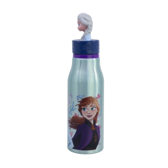 3D FIGURINE ALUMINIUM BOTTLE 690 ML FROZEN SNOWY TALE