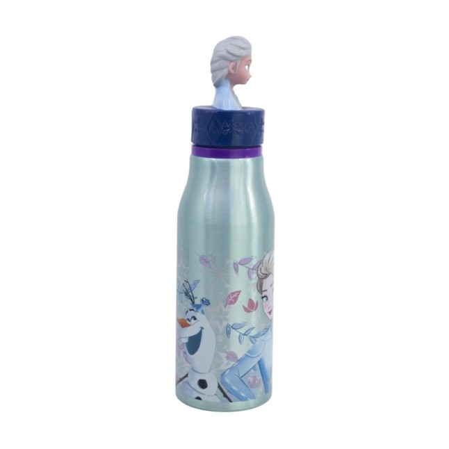 3D FIGURINE ALUMINIUM BOTTLE 690 ML FROZEN SNOWY TALE