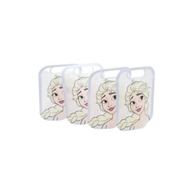 4 ZIPPER BAGS SET FROZEN SNOWY TALE
