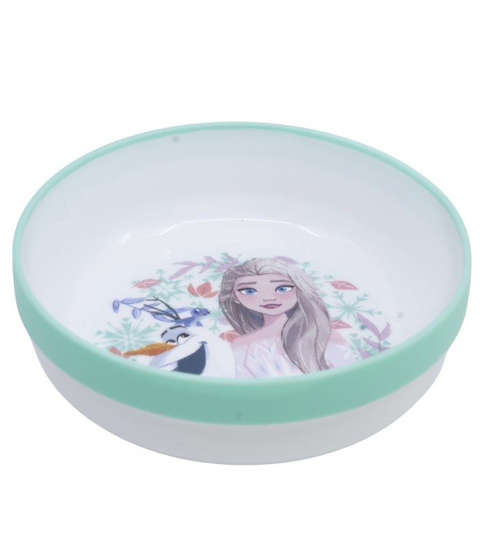 NON SLIP BICOLOR PREMIUM BOWL FROZEN SNOWY TALE