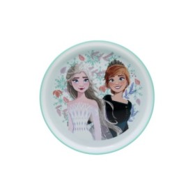 NON SLIP BICOLOR PREMIUM PLATE FROZEN SNOWY TALE