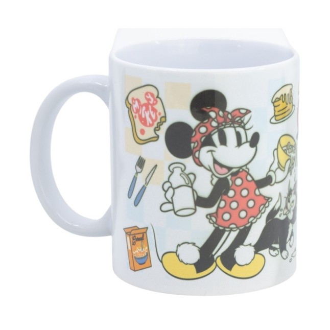 CERAMIC SB MUG 11 OZ IN BOX MICKEY MINNIE BREAKFAST