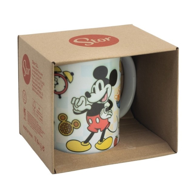 CERAMIC SB MUG 11 OZ IN BOX MICKEY MINNIE BREAKFAST