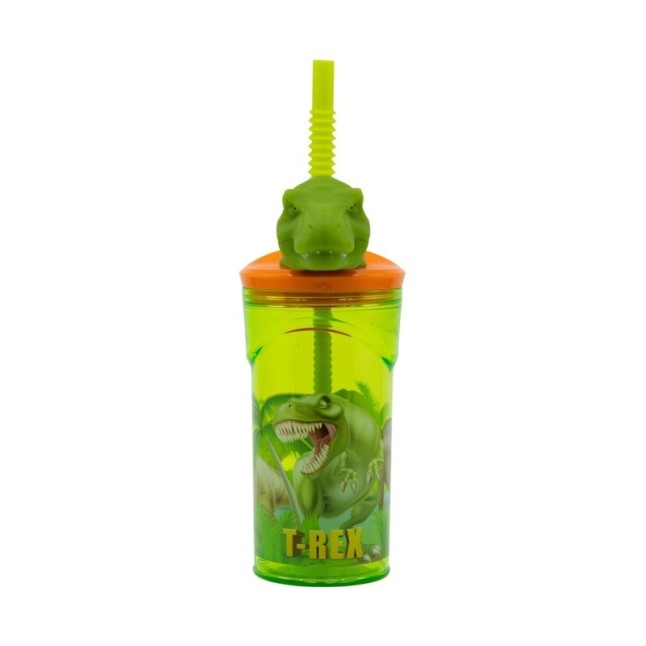 3D FIGURINE TUMBLER 360 ML DINOSAUR