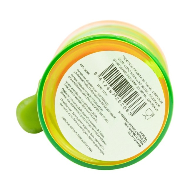 3D FIGURINE TUMBLER 360 ML DINOSAUR