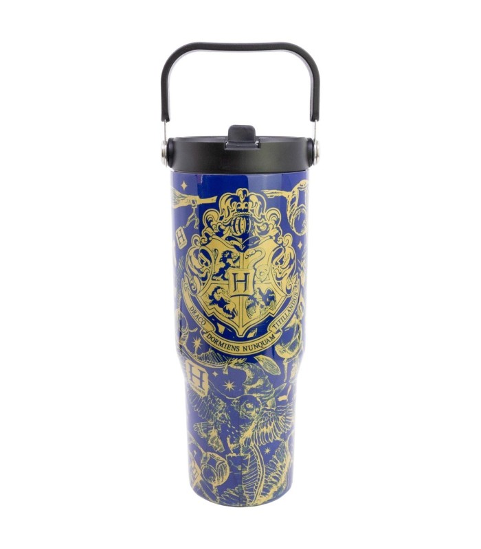 COOL INSULATED STAINLESS STEEL TUMBLER WITH HANDLE 860 ML HARRY POTTER MAGIC & MAYHEM