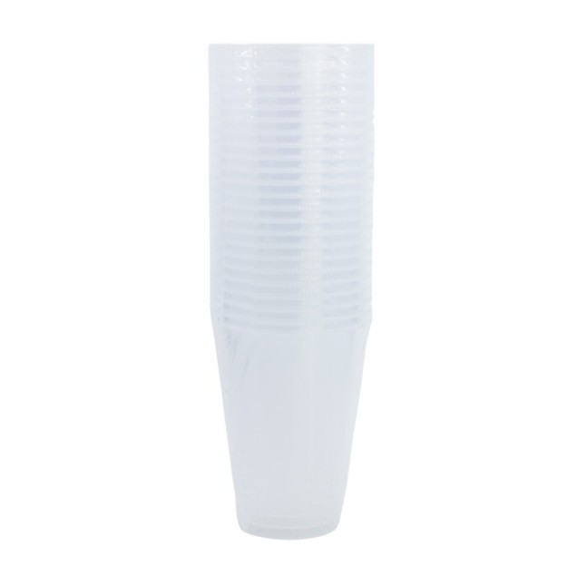 STOR LOTE 24 VASOS PP TRANSPARENTES REUTILIZABLES 430 ML