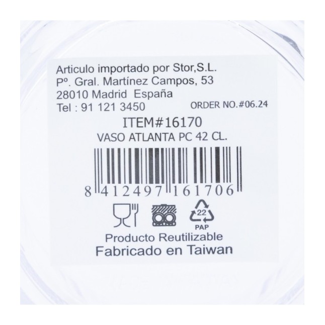 ATLANTA TUMBLER PC 42 CL.