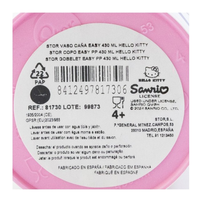 EASY SPORT TUMBLER 430 ML HELLO KITTY