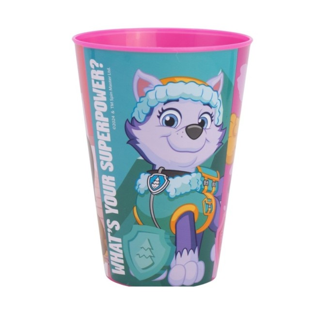 LARGE EASY PP TUMBLER 430 ML PAW PATROL GIRL SUPERPOWERS