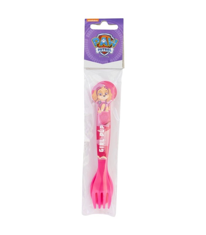 2 PCS PP CUTLERY (SPOON AND FORK) SET IN POLYBAG PAW PATROL GIRL SUPERPOWERS