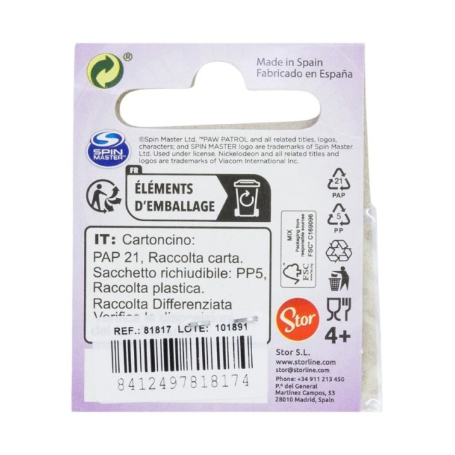 2 PCS PP CUTLERY (SPOON AND FORK) SET IN POLYBAG PAW PATROL GIRL SUPERPOWERS