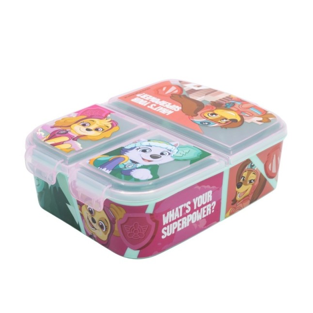 MULTI COMPARTMENT SANDWICH BOX PAW PATROL GIRL SUPERPOWERS