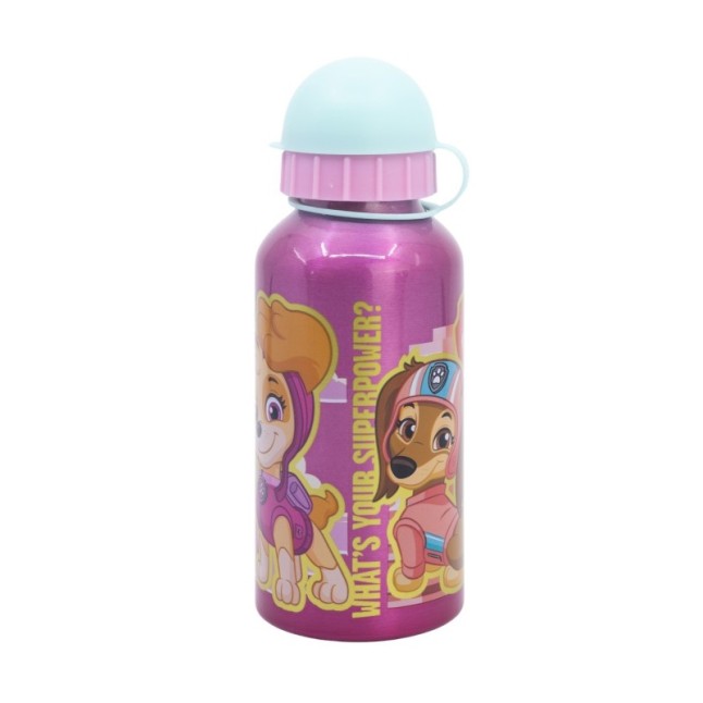 ALUMINIUM BOTTLE 400 ML PAW PATROL GIRL SUPERPOWERS