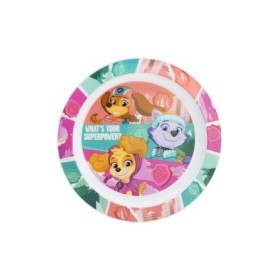 MICRO PLATE PAW PATROL GIRL SUPERPOWERS