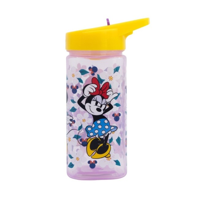 SQUARE WATER BOTTLE 510 ML MINNIE SUNSHINE