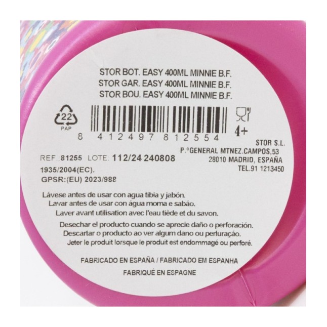 EASY HOLD SPORT BOTTLE 380 ML MINNIE BOLD FLORALS