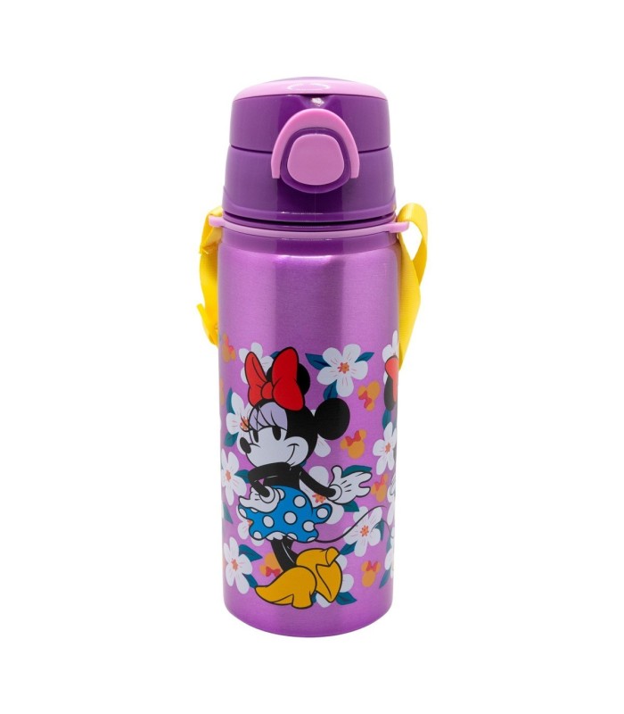 ALUMINIUM POP UP BOTTLE WITH STRAP 730 ML MINNIE SUNSHINE