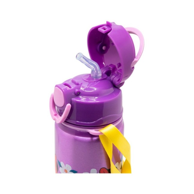 ALUMINIUM POP UP BOTTLE WITH STRAP 730 ML MINNIE SUNSHINE