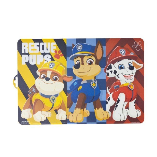 EASY OFFSET PLACEMAT PAW PATROL BOY RESCUE PUPS