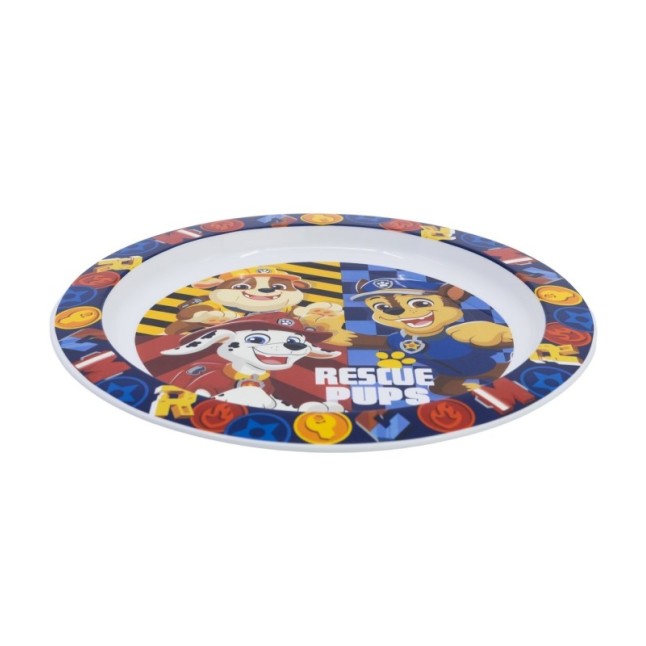 MICRO PLATE PAW PATROL BOY RESCUE PUPS