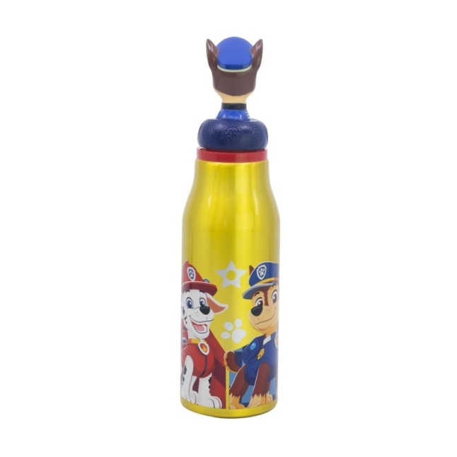 3D FIGURINE ALUMINIUM BOTTLE 690 ML PAW PATROL BOY RESCUE PUPS
