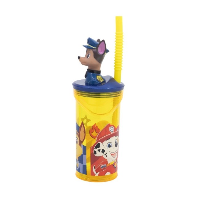 3D FIGURINE TUMBLER 360 ML PAW PATROL BOY RESCUE PUPS