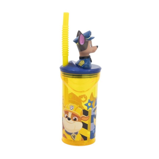 3D FIGURINE TUMBLER 360 ML PAW PATROL BOY RESCUE PUPS