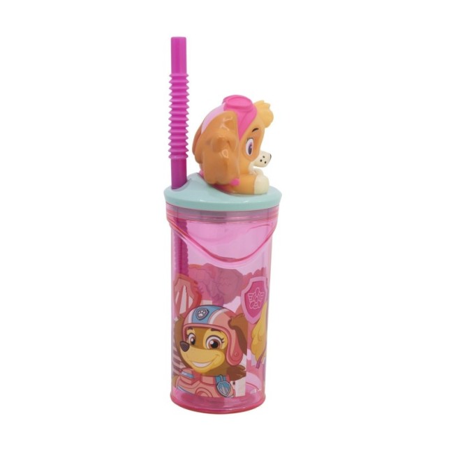 3D FIGURINE TUMBLER 360 ML PAW PATROL GIRL SUPERPOWERS