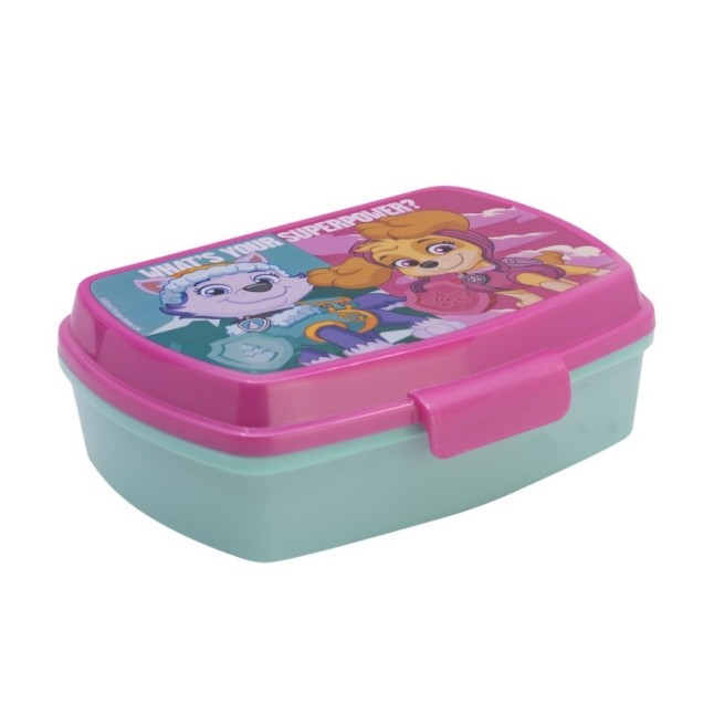 FUNNY SANDWICH BOX PAW PATROL GIRL SUPERPOWERS