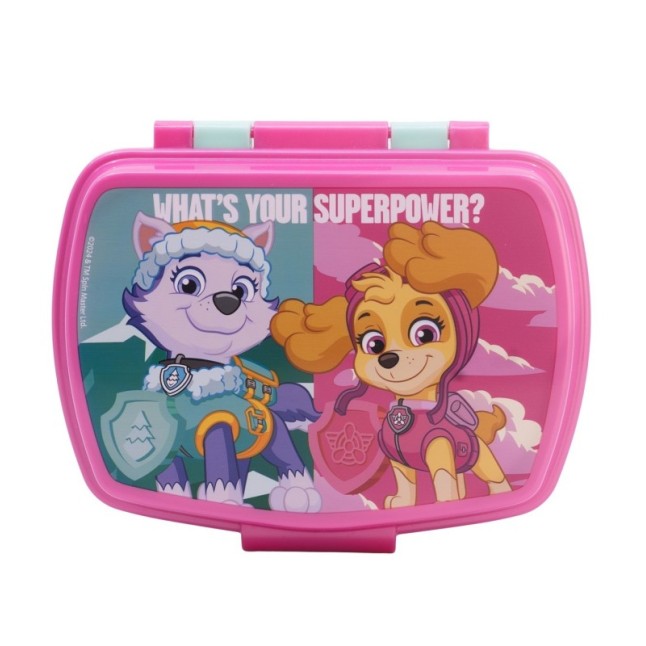 FUNNY SANDWICH BOX PAW PATROL GIRL SUPERPOWERS