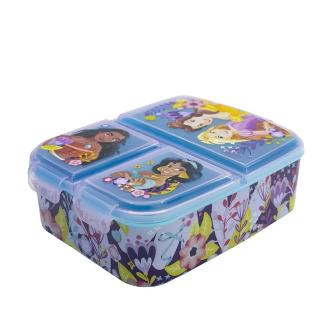 MULTI COMPARTMENT SANDWICH BOX PRINCESS COURAGEOUS HEART