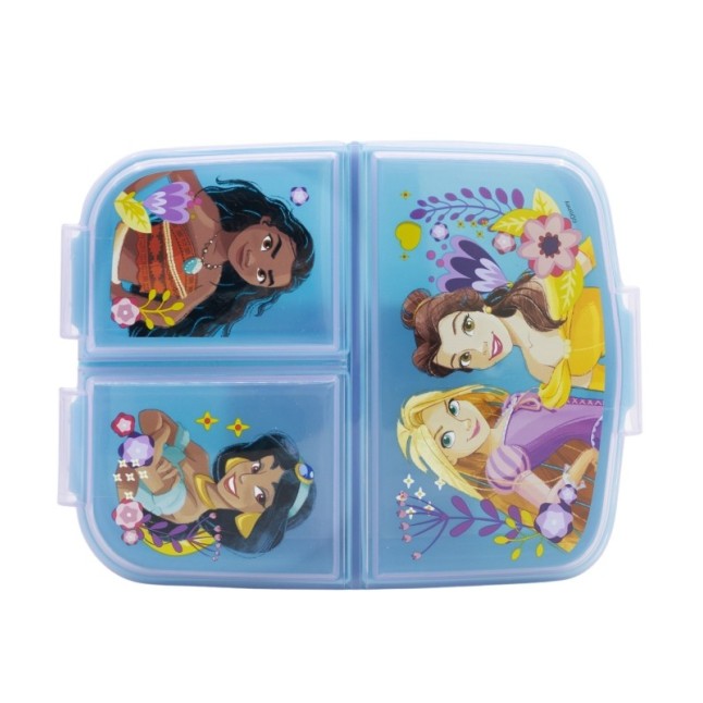 MULTI COMPARTMENT SANDWICH BOX PRINCESS COURAGEOUS HEART