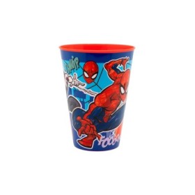 LARGE EASY PP TUMBLER 430 ML SPIDERMAN MOB RULES